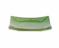 Тарелка квадратная 21,5х21,5 см  KYOTO Green