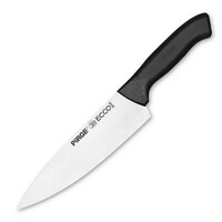 Нож поварской19 см черная ручка Pirge
