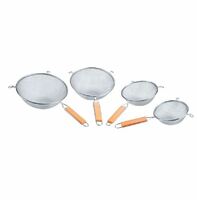 Сито 16 см  нерж.сталь  с деревянной ручкой P.L. Proff Cuisine