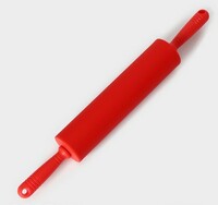 Скалка силиконовая 52×6,5 см, рабочая часть 27,5 см Доляна