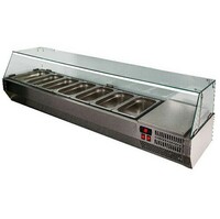 Витрина для ингредиентов А30 SM 1,6 Polair (VT3-G (GN1/4)) POLAIR  +2...+10°С Grande