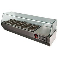 Витрина для ингредиентов А30 SM 0,9-G (VTi2v-G (GN1/4)) POLAIR  +2...+10°С Grande