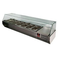 Витрина для ингредиентов А40 SM 1,4-G (VTi3v-G (GN1/3)) POLAIR  +2...+10°С Grande