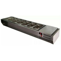 Витрина для ингредиентов А40 SM 1,9 (VTi4-G с крышкой (GN1/3)) POLAIR  +2...+10°С Grande