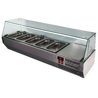 Витрина для ингредиентов А40 SM 1,9-G (VTi4v-G (GN1/3)) POLAIR  +2...+10°С Grande
