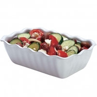 Салатник 2000 мл 26х17,5 см, H8 см  белый Cambro