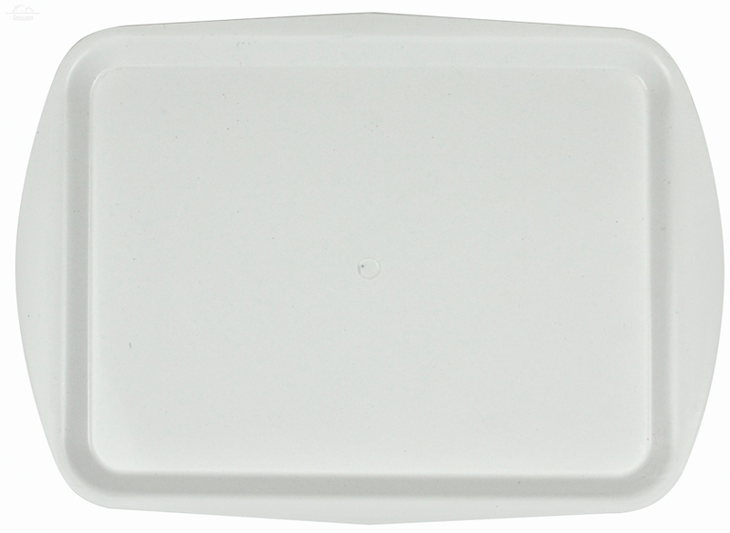 Поднос столовый 49х36 см белый особо прочный KL Поднос столовый 49х36 см белый особо прочный KL