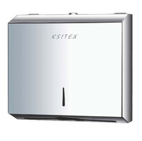 Диспенсер для листовых полотенец  Z сложение  Система Н2 металл KSITEX