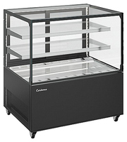 Витрина нейтральная Carboma KC78-110 N 1,5-1 COSMO (без агрегата)