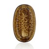 Блюдо 19х11 см овальное Cowry Yellow By Bone фарфор коричневый