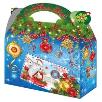 Коробка для подарка 1,5 кг Гирлянда
