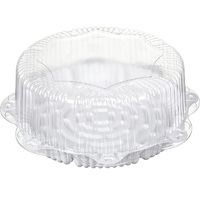 Упаковка для торта Т-450  белый/прозрачный Комус
