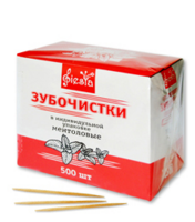 Зубочистки ментол в инд.упак. 500 шт/уп   береза