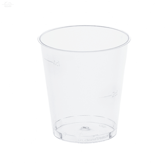 Стакан пластиковый «Шот» 40мл d45мм 45х50мм прозрачный круглый Стакан пластиковый «Шот» 40мл d45мм 45х50мм прозрачный круглый