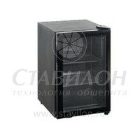 Шкаф холодильный барный BC60 TEFCOLD  +3…+10°С   прозрачная  58