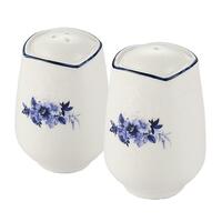 Набор для специй 2 предмета (соль, перец)  Blue Flower P.L. Proff Cuisine, фарфор белый, голубые цве