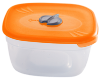 Контейнер 3 л для СВЧ с клапаном 186х186х120 мм  Plastic centre