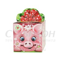 Коробка для подарка 400 гр Кубик