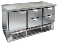 Стол холодильный HICOLD GNE 122/TN O без борта