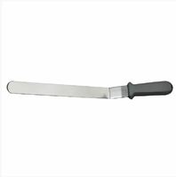 Лопатка 30 см нерж.сталь узкая изогнутая пластиковая ручка P.L.ProffCuisine НЕТ В НАЛИЧИИ