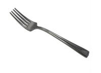 Вилка пластиковая столовая 185 мм металлик PS