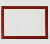 Коврик силиконовый 42х30 см белый армированный Доляна