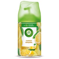 Освежитель воздуха 250 мл Аирвик сменный блок Лимон и имбирь