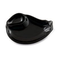 Блюдо баклажан 21,8х14,6 см, H2,3 см  Black