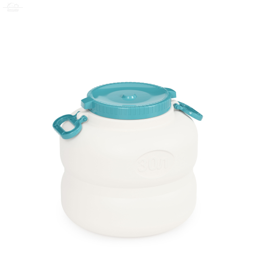 Бочка-канистра 30 л пластик белый Альтернатива Бочка-канистра 30 л пластик белый Альтернатива