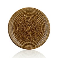 Тарелка мелкая 17 см   Cowry Yellow By Bone