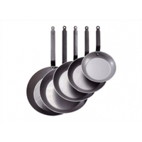 Сковорода 26 см H4 см  белая сталь  индукция Carbone Steel De Buyer