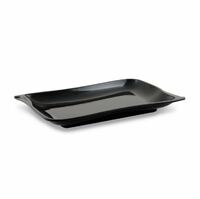 Тарелка прямоугольная 21,5х14 см Black