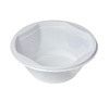 Миска пластиковая 600 мл D155 мм суповая для СВЧ белый PP