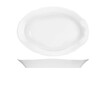 Блюдо овальное 33х23,6 см Идиллия  фарфор белый