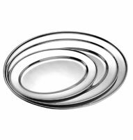 Блюдо овальное 30 см нерж.сталь P.L. Proff Cuisine