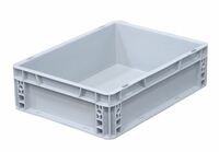Ящик универсальный  400×300×120 мм сплошной серый