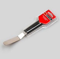 Лопатка 15 см нерж.сталь узкая изогнутая пластиковая ручка P.L. Proff Cuisine