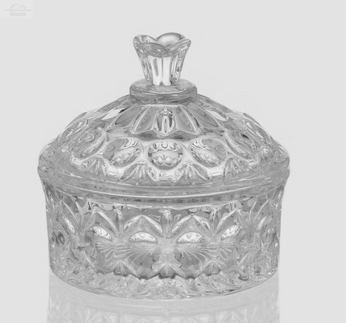 Сахарница «Круги», 250 мл, 10.5×10.5 см, с крышкой, стекло Сахарница «Круги», 250 мл, 10.5×10.5 см, с крышкой, стекло