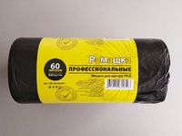 Пакет для мусора 60 л 58х68 см 100 шт/рул Ромашка профессиональные