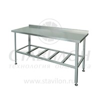Стол производственный с бортом СРТ-О 1200/600/870 ТНН решетка оцинк АСС  оцинк сталь