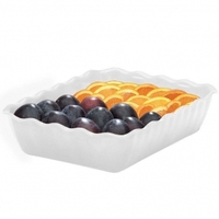 Салатник 4600 мл 33,3х26,4 см, H8,2 см  белый Cambro