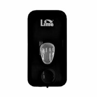 Диспенсер для жидкого мыла  600 мл  240х102х92 мм наливной черный LIME