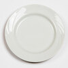Тарелка мелкая 24 см   Белье Голубка Добрушский фарфоровый завод фарфор белый
