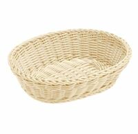 Корзина 25х16х6 см бежевая полиротанг MGprof