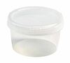 Банка 0,25 л для сыпучих с завинчивающейся крышкой D90, H62 мм полипропилен Винтаж Бытпласт