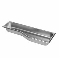 Гастроемкость нерж.сталь GN 2/4 530х180/135х65 мм фигурная для GN 1/1 га101