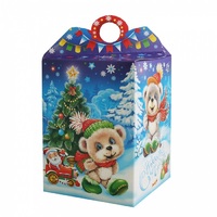 Коробка для подарка 1 кг Мишки