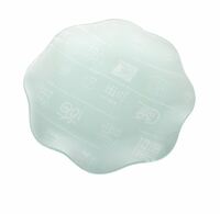Блюдо круглое 35 см волнистый край Corone Aqua KL,ЛИКВИДАЦИЯ