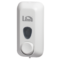 Диспенсер для жидкого мыла  600 мл  240х102х92 мм наливной белый LIME