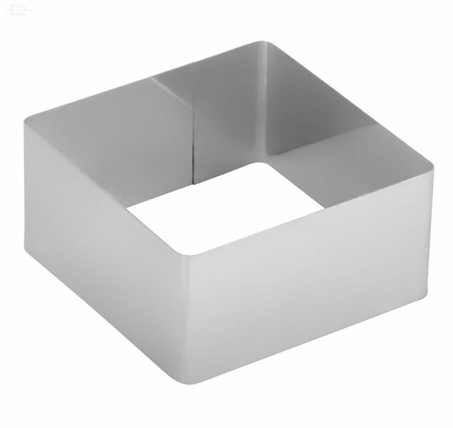 Форма Квадрат 8х8 см H6 см нерж.сталь Марлен Форма Квадрат 8х8 см H6 см нерж.сталь Марлен